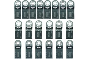 20 x TopsTools UNKC20 mezcla omóplatos para Bosch, Fein Multimaster, Multitalent, Makita, Milwaukee, Einhell, Ergotools, Hitachi, Parkside, Ryobi, Worx, Workzone accesorios multiusos