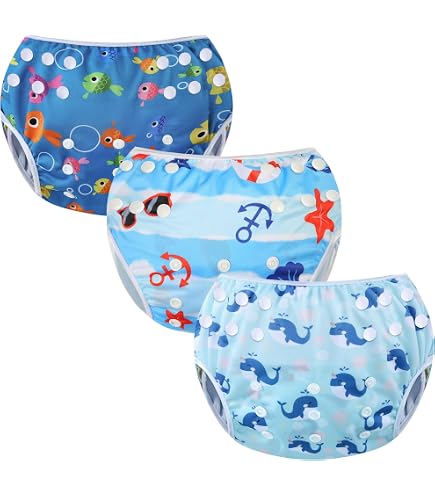 Couche De Bain Réutilisable Unisexe Pour Bébé Zoggs - Imprimé Sea Queen - Nage, Piscine, Plage