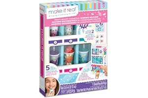 ‎MAKE IT REAL Make It Real 2701 automatyczny dozownik błyszczyków do ust z naklejkami na paznokcie dla dziewcząt, oryginalny pomysł na prezent, kreatywna zabawka, idealny od 8 lat