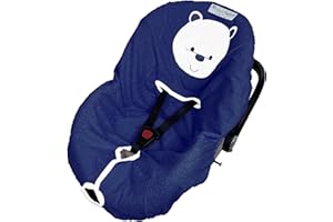 Andy & Helen Copri ovetto in spugna ricamato. Pratico e comodo da inserire grazie a gli angoli elasticizzati aderisce a tutti gli ovetti di formato standard - Blu