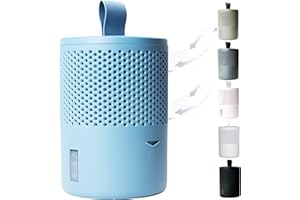 AbsoDry Duo Family - Deumidificatore casa muffa - più qualità dell'aria - Deumidificatore portatile anti muffa - Assorbi umidità armadio e bano – blu