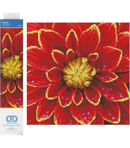 Diamond Dotz DD5-017 Schmetterling Violett – Diamond Painting Set, 30,5 X 30,5 Cm, Für Kinder & Erwachsene