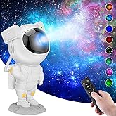 Desidiya® Astronaut Galaxy Projector Night Light – Remote Control Star Nebula Lamp for Bedroom, Kids & Adults – 360° Rotation