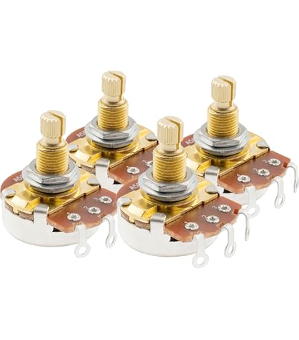 4 Manopole Dorate Per Chitarra Gibson Les Paul - Punteruoli Indicatori In Oro