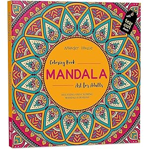 Mandala Art: Colouring books for Adults with tear out sheets