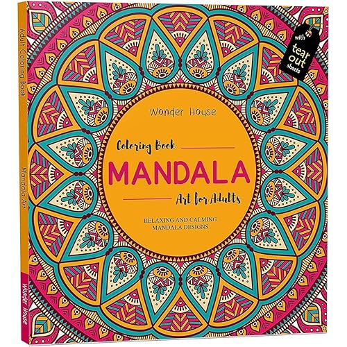 Mandala Art: Colouring books for Adults with tear out sheets
