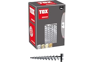 TOX Kappleistenbefestigung Per Profili di Chiusura a Parete, cartelli, rilevatori di Movimento e Illuminazione, 072100321