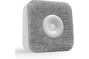 COTINSE Bewegungsmelder Naturgeräusche Vogel Soundbox, 9 Beruhigender Geräuschen Bird Gesang Vogelgezwitscher Box mit USB aufladbare, Timing Memory, 5 Einstellbare Lautstärke für Badezimmer, Toilette