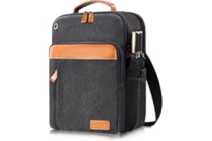 Estarer Messenger Bag for Men Canvas Shoulder Bag Water-Resistant Causal Crossbody Satchel Bags
