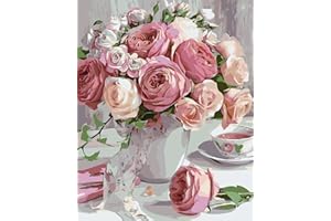 Cskunxia Paint by Numbers Kits Oil Painting for Adults & Kids DIY Canvas Painting Kit for Home Decor without Frame (40 x 50 cm/ 15.7 x 19.7 inches)