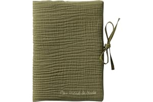 BB&CO Protège-carnet de santé gaze de coton (Fougère)