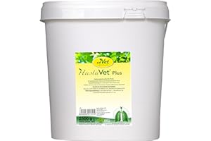 cdVet HustaVet Plus 2,5 kg - Gâteau Presse au Cumin Noir, Support idéal pour Les Mois d'automne et d'hiver pour Chevaux, pour Le Soutien des Voies respiratoires et des bronches