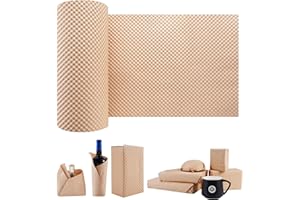 SZSYumUnion Rotolo di carta a bolle d'aria, carta da imballaggio per traslochi, spedizioni e confezioni regalo, materiali di imballaggio sostenibili per scatole mobili e articoli fragili (30CM x 30M)