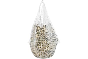 EINFEBEN Rete per fieno, rete per il fieno, estremamente resistente agli strappi, per cavalli, pecore, bovini (120 x 90 cm)