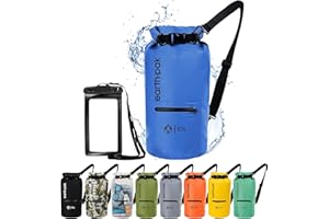 Earth Pak – Bolsa Impermeable con Funda Impermeable para teléfono móvil - Mantiene el Equipo seco para Kayak, Playa, Deportes, Rafting, Acampada, Senderismo y Pesca