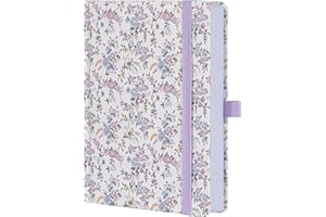 TIEFOSSI Journal ligné pour femme, carnet de notes A5 ligné pour l'écriture, 316 pages numérotées, papier épais, journal quotidien, pour le travail, l'école, la maison, les affaires