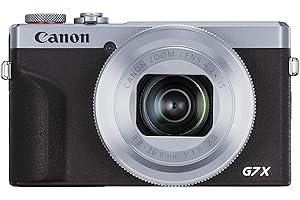 Canon Powershot G7 X Mark III 3638C002 - Cámara Digital (20.1 MP, Pantalla Táctil LCD Plegable de 7.5 cm, Pantalla Abatible, WLAN, Zoom de 4.2X, 4K, CMOS) Plata