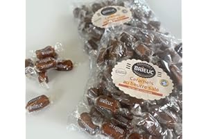 PAYSAN BRETON Pack 2X500g caramelos de mantequilla salada (sal de Guérande) Brieuc - precio 1 Kg