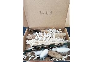 LIDAM Trockenblumen zum Basteln - schön & zeitlos - getrocknete Blumen verpackt in Deutschland - Trockenblumen Deko, Trockenblumen Set (große Box)