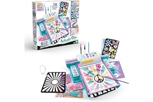 Canal Toys – Art Lab – Watercolour Studio - Children Watercolour Kit with 8 Paints to Create 15 Colours, 15 Sheets of Paper, Stencils and Tools - Creative Set and Arts Activity for Children 6 Years+