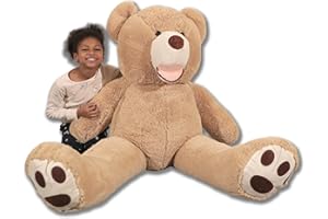 bananair - XXL Kuscheltier, 130 bis 340 cm, in Frankreich Hergestellt, CE-Zertifizierung, Sehr Weich und Flauschig, Riesen Teddy für Geburtstage und andere Feiern, 160 cm