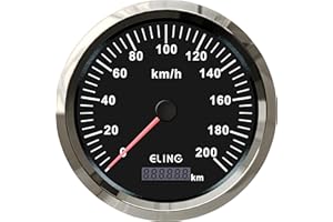 ELING GPS tachimetro 0-200 KM/H indicatore di velocità 110mm per barca camion Auto Yacht nave 12 V/24 V con retroilluminazione