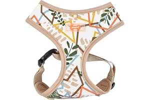 PUPPIA Botanical Harness A - BEIGE - S