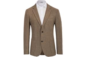 PJ PAUL JONES Blazer Herringbone Tweed - Blazer vintage británico de los años 20 con bolsillos para boda de negocios
