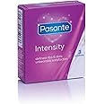 Pasante Ribs & Dots (Intensity) Condoms - Pack of 3