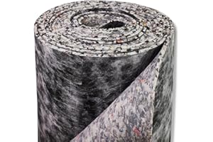 A2Z FLOORS 10mm Underlay – Carpet Underlay – Improves Underfoot Comfort – Luxurious Comfort Soft, Durable & Stain-Resistant Great Heat & Sound Insulation – 10mm Thickness