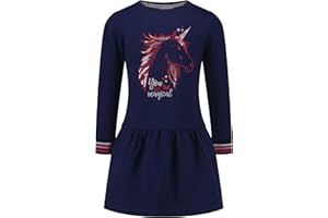 SALT AND PEPPER Mädchen Girls Dress Unicorn Emb Seq Kinderkleid
