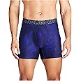 Under Armour Men's Tech 6-inch Boxerjock, Boxer Briefs, Royal Windstream Print, Pack of 3