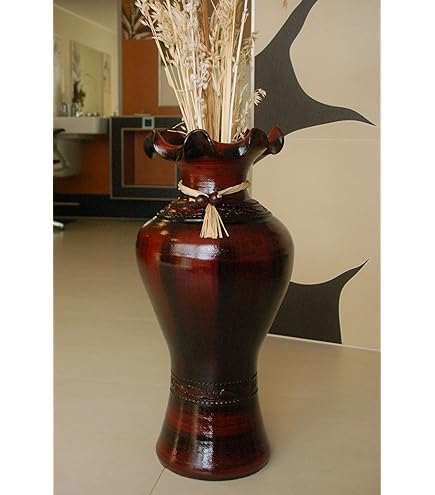 Mario MASCARIN - Vase bordeaux - Poterie d'atelier