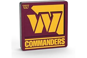 YouTheFan NFL Washington Commanders 3D Logo Series Magnets