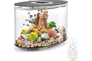BIORB Loop 15 Aquarium avec lumière LED Multicolore – Télécommande