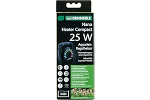 Dennerle Nano Heater Compact | Regel-Heizer für Nano-Aquarien (25 Watt)