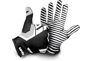Hail Mary American Football Handschuhe Gloves Receiver Empfänger 2.0 Black & White Edition