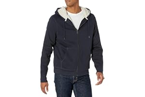 Amazon Essentials Men's Sherpa-Lined Full-Zip Fleece Hoodie