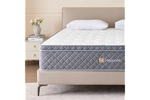 Hiepunos Matratze 180x200 cm Taschenfederkernmatratze mit Komfortschaum Hybridmatratze orthopädische 7 Zonen Matratze Höhe 22cm Härtegrad H4, Öko-Tex Zertifiziert, Kinder- und Erwachsenenmatratzen