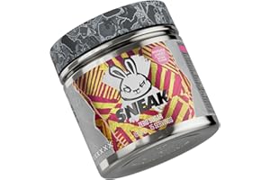 ‎SNEAK SNEAK | Himbeerlimonade 150g Geschmack | In-Game Focus Boost Energy Drink, zuckerfrei, kalorienarm, vegetarisch | 15 Portionen