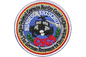 Cobra Tactical Solutions Federal German Border Guard GSG9 Police Patch brodé pour airsoft paintball