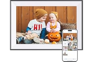 Dragon Touch 10.1" Digital Photo Frame, 1280x800 HD Pixels IPS, Touch Screen, WiFi Electronic Picture Frame with Auto-Rotate, Share Photos/Videos Instantly via Free App, Gifts for Families