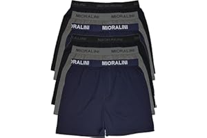 MioRalini 12 o 6 Calzoncillos de Hombre con y sin presión e intervención 100% algodón Suave Talla 4-13