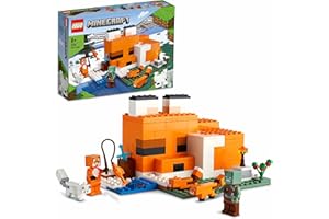 LEGO 21178 Minecraft Siedlisko lisów— zestaw konstrukcyjny i domek do zabawy; fajny prezent dla dzieci i graczy od 8 lat (193 elementy)