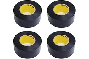 YOUNG WOLF 4 confezioni da 35 metri di racchetta da tennis, badminton, racchetta in vinile, finitura extra adesiva, larghezza 32 mm