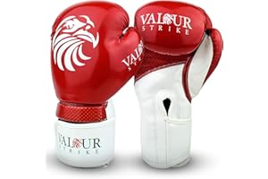 Valour Strike Boxing Gloves for Men Women Ladies | Set Ounce 16oz 14oz 12oz 10oz 8oz For Pro Sparring Kickboxing MMA Muay Thai or Boxercise Training Workout