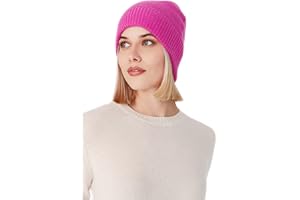 Style & Republic Kaschmir Sport Mütze-Beanie Damen aus 100% Cashmere - Dein kuscheliger Premium Beanie für stilvolle Herbst- & Winter-Momente, One-Size/Einheitsgröße