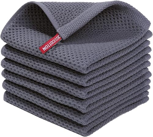 Moosfor Geschirrtücher 6er-Set, 30×30 cm