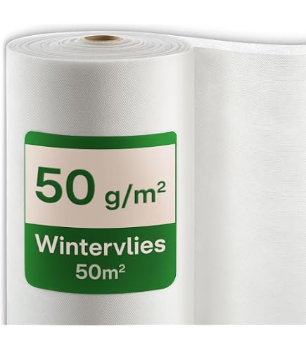 Deko-Frostschutzvlies 0,8x100 M – Robuster Winterschutz Für Pflanzen & Töpfe, 50 G/m², In Knalligem Rot
