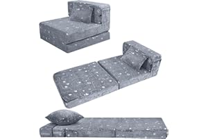 MeMoreCool Divano da gioco per bambini, divano pieghevole per bambini, divano pieghevole per bambini, divano a Z, divano pieghevole per bambini, divano per bambini, divano pieghevole per sala giochi